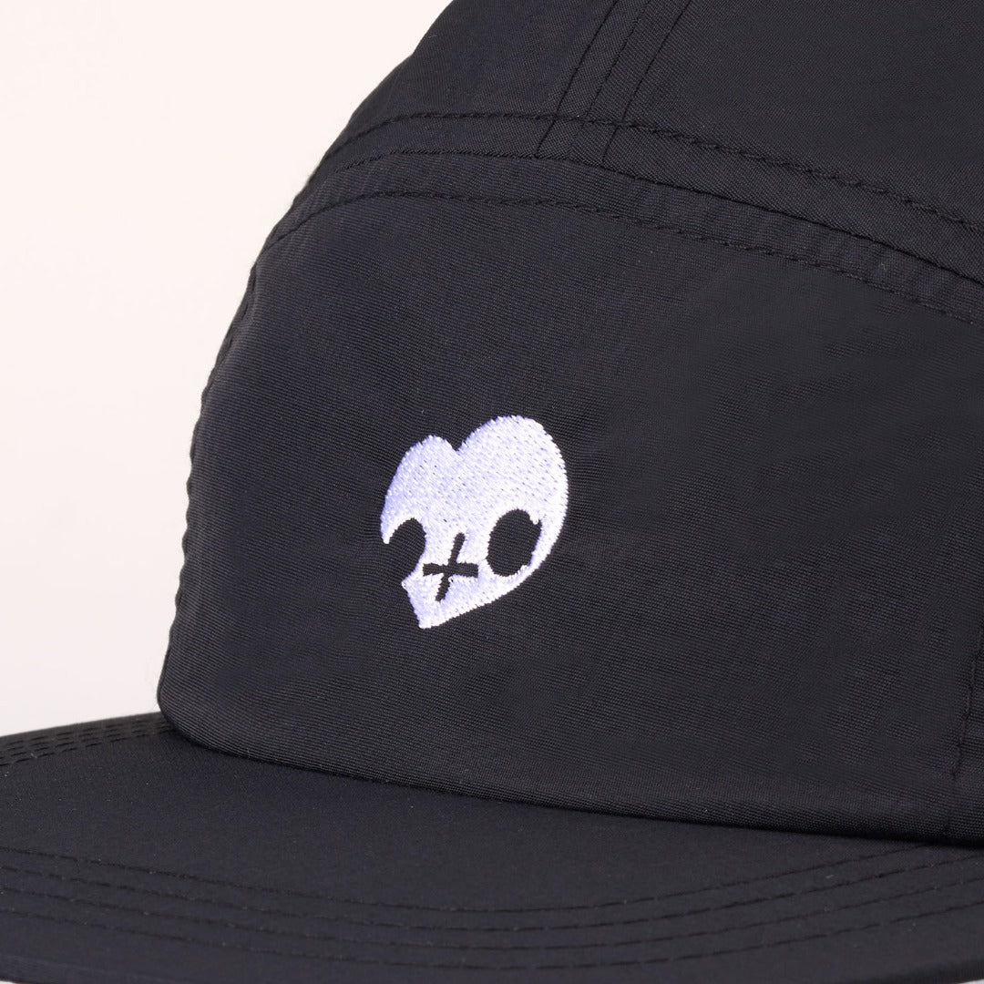 V-Heart Jet Cap｜BLACK×WHITE